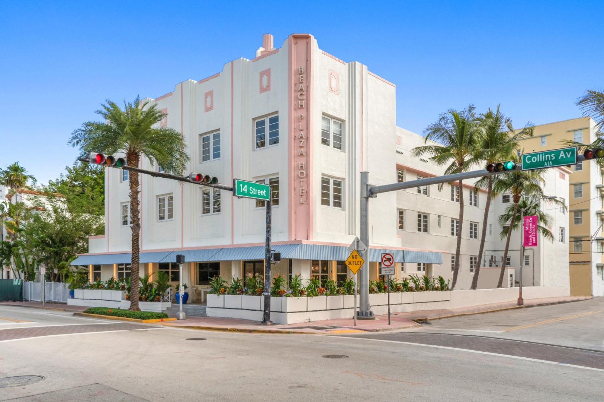 Beach Plaza Miami Beach Bagian luar foto